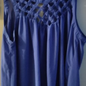 Maurices blue sleeveless 2x